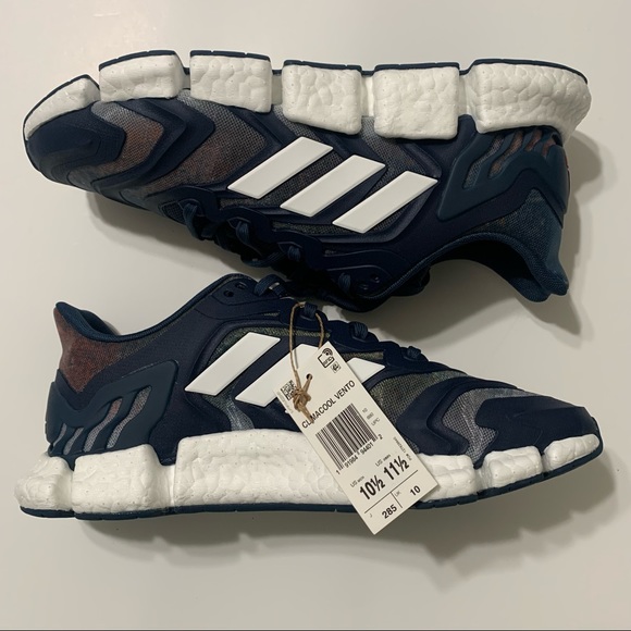Adidas Climacool Vento Running Shoes Navy Blue White G54899 Men Size 10.5 - Picture 4 of 10